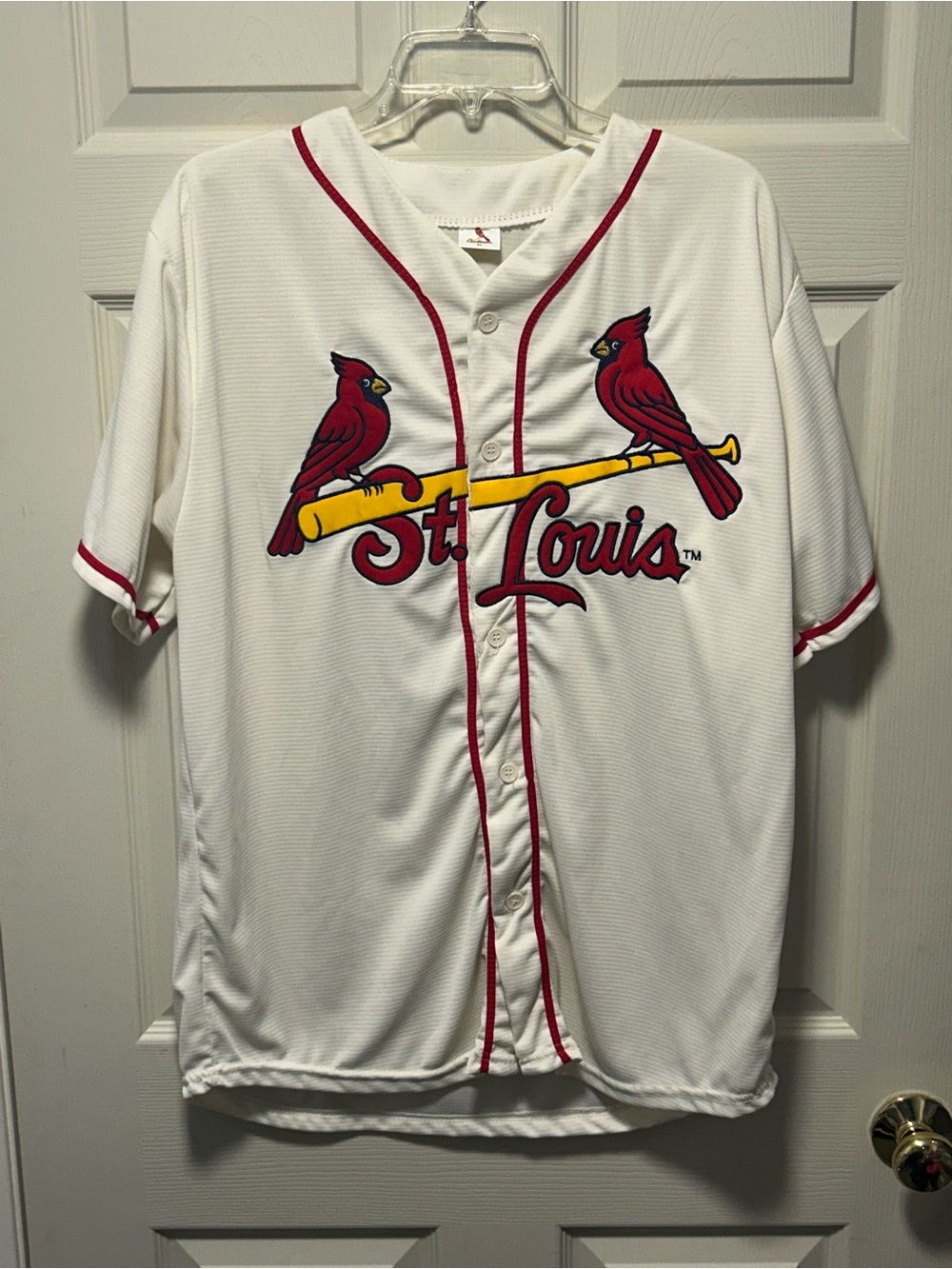 St. Louis Cardinals MLB Baseball Jersey Size XL White Red SGA MLB